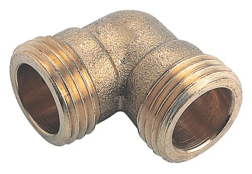 Coude laiton égal double mâle 26/34 - 94
